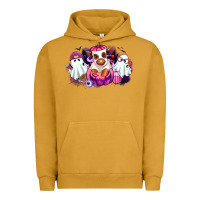 Pigment Peanut Butter Halloween ghost Heifer Urban Hoodie - RanaPortraitStore