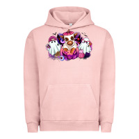 Pigment Salmon Halloween ghost Heifer Urban Hoodie - RanaPortraitStore