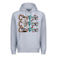 Heather Grey coffee coffee coffee Premium Hoodie - texasbilliewilder