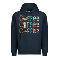 Navy coffee coffee coffee Premium Hoodie - texasbilliewilder
