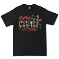 Black Merry Christmas Premium Tee - CowhideDigitalArt