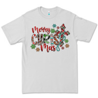Dove Grey Merry Christmas Premium Tee - CowhideDigitalArt