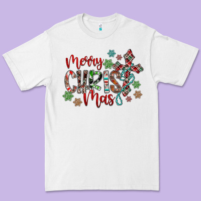 Merry Christmas Premium Tee Designed By Cowhidedigitalart