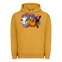 Pigment Peanut Butter Halloween ghost and jack o lantern Urban Hoodie - RanaPortraitStore