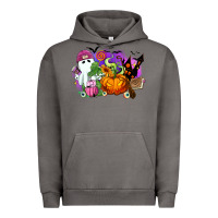 Pigment Tornado Halloween ghost and jack o lantern Urban Hoodie - RanaPortraitStore