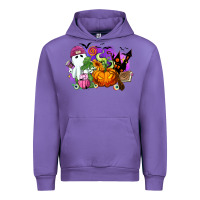 Tulip Halloween ghost and jack o lantern Urban Hoodie - RanaPortraitStore