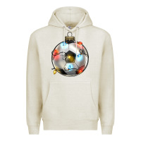 Oatmeal Heather christmas  soccer Premium Hoodie - Zillion Design Studio