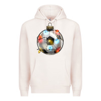 Pale Pink christmas  soccer Premium Hoodie - Zillion Design Studio
