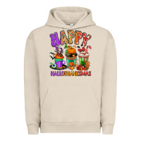 Pigment French Oak Happy Hallothanksmas coffee cups Urban Hoodie - RanaPortraitStore
