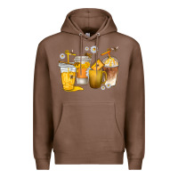Chestnut coffee cups bumble bee Premium Hoodie - texasbilliewilder