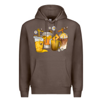 Coffee coffee cups bumble bee Premium Hoodie - texasbilliewilder