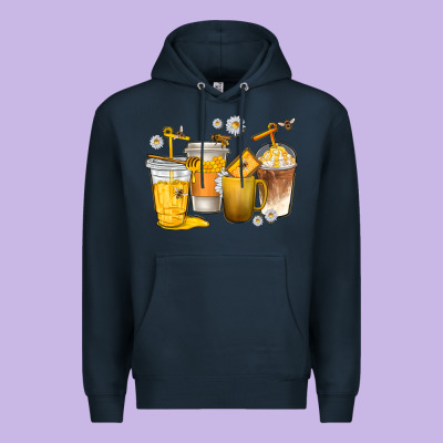 Premium Hoodie coffee cups bumble bee
