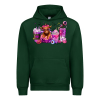 Forest Green Halloween Heifer coffee cups Urban Hoodie - RanaPortraitStore