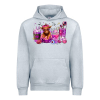 Heather Grey Halloween Heifer coffee cups Urban Hoodie - RanaPortraitStore