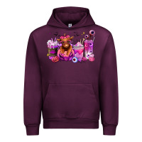 Mauve Wine Halloween Heifer coffee cups Urban Hoodie - RanaPortraitStore