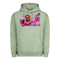 Pigment Oil Green Halloween Heifer coffee cups Urban Hoodie - RanaPortraitStore