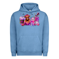 Pigment Pebble Blue Halloween Heifer coffee cups Urban Hoodie - RanaPortraitStore