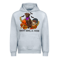 Heather Grey Happy Howl-o-ween Urban Hoodie - RanaPortraitStore