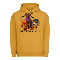 Pigment Peanut Butter Happy Howl-o-ween Urban Hoodie - RanaPortraitStore