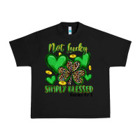 Black not lucky simply blessed Urban Heavy Tee - Artiststas