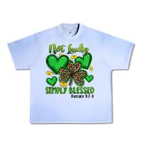 Grape Ice not lucky simply blessed Urban Heavy Tee - Artiststas