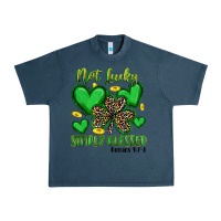 Midnight Navy not lucky simply blessed Urban Heavy Tee - Artiststas