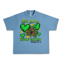 Not Lucky Simply Blessed Urban Heavy Tee | Teevron