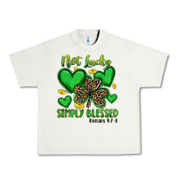 Pistachio not lucky simply blessed Urban Heavy Tee - Artiststas