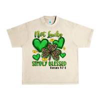 Sandshell not lucky simply blessed Urban Heavy Tee - Artiststas