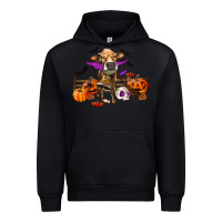 Black Heifer Cow Halloween Urban Hoodie - RanaPortraitStore