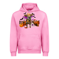 Fuchsia Pink Heifer Cow Halloween Urban Hoodie - RanaPortraitStore