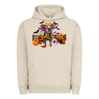 Pigment French Oak Heifer Cow Halloween Urban Hoodie - RanaPortraitStore