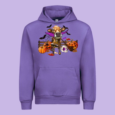 Heifer Cow Halloween Urban Hoodie Designed By Ranaportraitstore