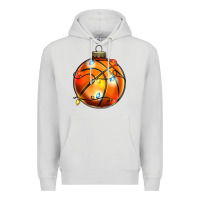 Dove Grey christmas  baskerball Premium Hoodie - Zillion Design Studio