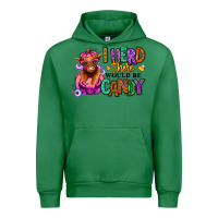 Emerald I herd there would be candy Heifer Urban Hoodie - RanaPortraitStore