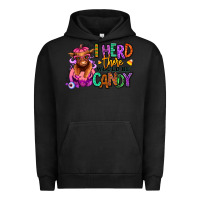 Pigment Black I herd there would be candy Heifer Urban Hoodie - RanaPortraitStore