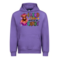 Tulip I herd there would be candy Heifer Urban Hoodie - RanaPortraitStore