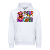 White I herd there would be candy Heifer Urban Hoodie - RanaPortraitStore