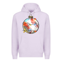 Lilac christmas  baseball Premium Hoodie - Zillion Design Studio