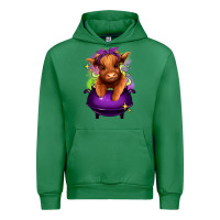 Emerald Halloween Heifer Urban Hoodie - RanaPortraitStore