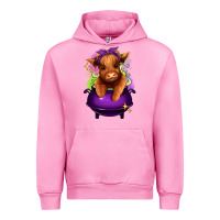 Fuchsia Pink Halloween Heifer Urban Hoodie - RanaPortraitStore