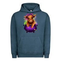 Pigment Midnight Navy Halloween Heifer Urban Hoodie - RanaPortraitStore
