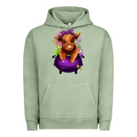 Pigment Oil Green Halloween Heifer Urban Hoodie - RanaPortraitStore