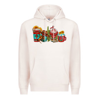 Pale Pink cowboy coffee cups Premium Hoodie - texasbilliewilder