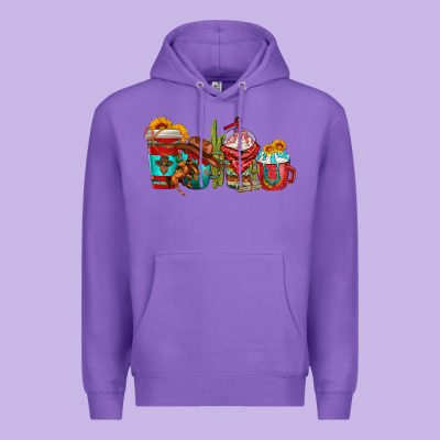 Premium Hoodie cowboy coffee cups