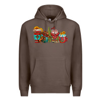 Coffee cowboy coffee cups Premium Hoodie - texasbilliewilder