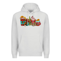 Dove Grey cowboy coffee cups Premium Hoodie - texasbilliewilder