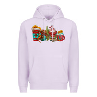 Lilac cowboy coffee cups Premium Hoodie - texasbilliewilder