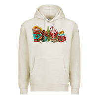 Oatmeal Heather cowboy coffee cups Premium Hoodie - texasbilliewilder