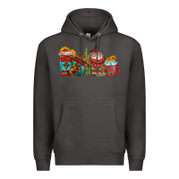 Smoke cowboy coffee cups Premium Hoodie - texasbilliewilder